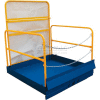 Forklift Loading Platform Attachment, Rails & Rear Screen FTLP-5454-HR
