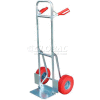 Aluminum Fold-Down Hand Truck Red Flat-Free Wheels DHHT-250A-FD-UR 250 Lb
