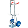 Aluminum Fold-Down Hand Truck Blue Flat-Free Wheels DHHT-250A-FD-UB 250 Lb. Cap.