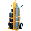 Welding Cylinder Cart CYL-EH Pneumatic Wheels 34-1/4 x 23 x 66-3/8