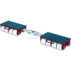 GKS Perfekt® F18 Machinery Roller Dolly Rigid Plates, Adjustable Width Connector Bar 39,600 Lb.
