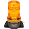 Global Industrial™ High-Profile Amber LED Permanent Mount Forklift Strobe Light 12 to 110 Volts