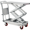 Global Industrial™ Stainless Steel Mobile Scissor Lift Table 35 x 20 - Cap 800 lb.