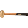 ABC Hammers ABC3BW 3 lb. Non-Sparking Brass Hammer, 12.5" Wood Handle