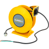 Hubbell ACA12345-BC20 Industrial Duty Cord Reel with Bare End on Cord - 12/3c x 45', 20A, Aluminum