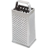 Alegacy 3199 - Stainless Steel Square Grater 9", 2 Slicing Surfaces - Pkg Qty 12