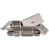Alegacy 8136 - 6.625 Qt. 1/3 Size Steam Table Pan, 24 Ga. - Pkg Qty 12