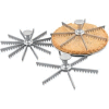 Alegacy 8412 - 12 Cut Pie Marker With Knob - Pkg Qty 12
