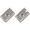 Alegacy CP8122NC - Half Size Notched Cover For Steam Table Pan, 24 Ga. - Pkg Qty 12