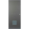 CECO Hollow Steel Security Door 36"W X 84"H, 12"W X 12"H Louver, Cylindrical Prep, SteelCraft Hinge