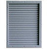 CECO Door Louver Kit, Galvannealed Steel, Fire Rated, 12"W X 12"H