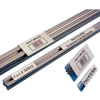 Porte-étiquettes, 1 "x 6", effacer, Extrusion d’aluminium de T-fente (25 pcs/paquet)