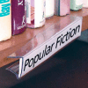 Shelf Clip Label Holder, 7/8" x 6", Clear, For 3/4" Thick Shelving (10 pcs/pkg)