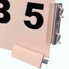 Slip N Stik, Warehouse Aisle Sign Kit 8-1/2" x 11", Snap-On, White (10 pcs/pkg)