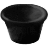 American Metalcraft MRS200BL - Ramekin, 2 Oz. Cap, Smooth Sided, Black