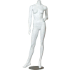 Mannequin femme - Sans tête, main gauche sur la hanche, jambe droite sur le côté - Fini mat