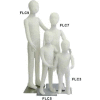 Mannequin flexible de l’enfant, 9 ans vieux, hauteur : 50" - Qté par paquet : 2