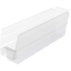 Akro-Mils Plastique Nesting Storage Shelf Bin 30110 - 2-3/4 po L x 11-5/8 po L x 4 po H Clair - Qté par paquet : 24