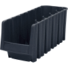 Akro Bins Plastic Economy Bin 30776BLACK - 6-5/8"W x 17-7/8"D x 7"H - Pkg Qty 10
