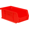 Akro-Mils® AkroBin® Plastic Stack & Hang Bin, 4-1/8"W x 7-3/8"D x 3"H, Rouge - Qté par paquet : 24