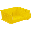 Akro-Mils® AkroBin® Bac empilable et suspendu en plastique, 16-1/2 po L x 14-3/4 po L x 7 po H, jaune - Qté par paquet : 6