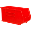 Akro-Mils® AkroBin® Bac en plastique empilable et suspendu, 8-1/4 po L x 18 po L x 9 po H, rouge - Qté par paquet : 6