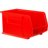 Akro-Mils® AkroBin® Bac empilable et suspendu en plastique, 11 po L x 18 po L x 10 po H, rouge - Qté par paquet : 6