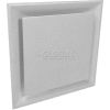 American Louver Stratus Plaque diffuseur cou 8", blanc, STR-PQ-8W