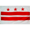 3X5 Ft. 100% Nylon District of Columbia State Flag