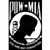 3 x 5 pi Nylon POW-MIA Black Flag