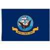 3 x 5 pi Nylon drapeau US Navy