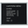 Aarco Aluminum Framed Letter Board Message Center - 36"W x 30"H