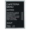 Aarco Aluminum Framed Letter Board Message Center - 24"W x 36"H