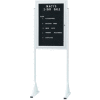 Aarco Free Standing Letter Board Cabinet - 30"W x 36"H