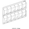 Clear-Vu Magazine And Literature Display-12 Magazine Pockets - 60"W x 25"H