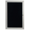 Aarco 1 Door Enclosed Letter Board Cabinet - 18"W x 24"H