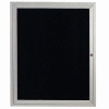 Aarco 1 Door Enclosed Letter Board Cabinet - 30"W x 36"H
