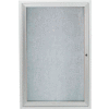 Aarco 1 Door Alum Framed Illum Enclosed Bulletin Board - 36"W x 48"H