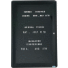 Aarco 1 Door Design Enclosed Letter Board Graphite - 24"W x 36"H