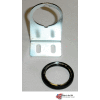 Flèche de montage support & anneau pour Air régulateur Br1611, acier/plastique - Qté min 10