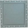 Caché cadre panneau d’accès pour le plâtre, verrou à came, blanc, W 8" x 8" H