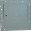 JL Industries/Activar Panneau d’accès à cadre dissimulé pour tableau mural avec serrure, blanc, 24"W x 24"H