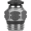 AIGNEP Straight Male 50020N-4-M5, 4mm Tube x M5 UNF Thread - Pkg Qty 5