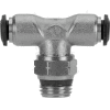 AIGNEP Swivel Branch Tee 50215N-10-3/8, 10mm Tube x 3/8" BSPP Thread - Pkg Qty 3