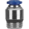 AIGNEP Straight Male 87010-04-02, Internal Hex, 1/4" Tube x 1/8" Swift-Fit Universal Thread - Pkg Qty 5