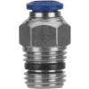 AIGNEP Straight Male 88000-08-06, 1/2" Tube x 3/8" NPTF - Pkg Qty 3