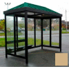 Heavy Duty Bus fumeur abri toit en croupe 4-face avant gauche/droite ouverte 6' x 12' kaki toit