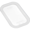 Couvercle hermétique en silicone Araven, 10"L x 6-1/8"W, transparent - Qté par paquet : 10