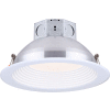 Éclairage Amax 6 » Rond LED Baffle Recess Down Light, 14W, 120V, 3000K, Blanc