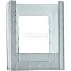 Azar Displays 252329 Single Bi-Fold Wall Mount Brochure Holder, 6.25" x 7.875"
